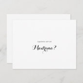 花嫁付スペインのき娘の提案 ノートカード (正面/裏面)