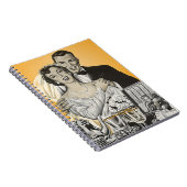 花嫁及び新郎の来客名簿を結婚するノートのヴィンテージ ノートブック (右側)