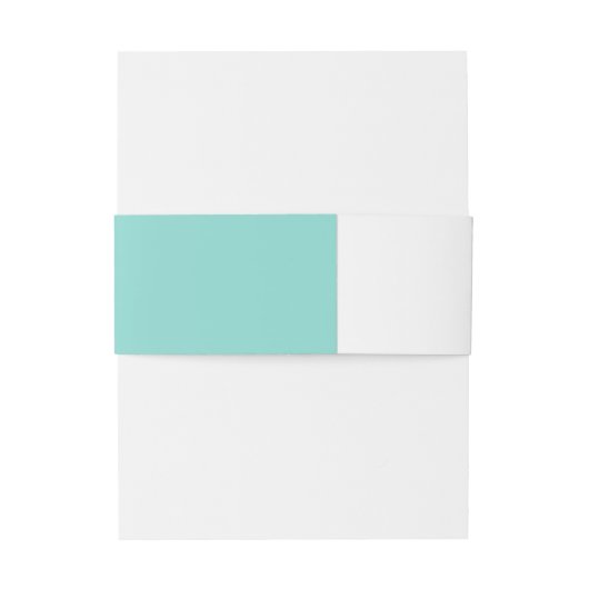 花嫁及びCoあなた及び私ティール(緑がかった色)の青い結婚式の続き 招待状ベリーバンド (裏面例)