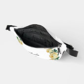 花嫁名イエローフローラエレガント金ゴールドグリッター地域 ファニーパック (見開き)