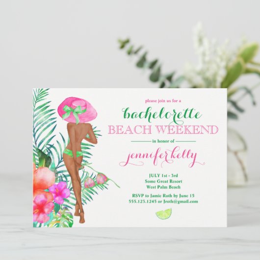 花嫁名門私立校風のバチェロレッテ週末 招待状 (スタンド正面)