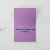 花嫁感謝してい様 サンキューカード (内部)