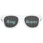 花嫁披露宴ウェディングパーティーリングや輪ベアラー レトロサングラス (正面)