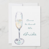 花嫁来に祝杯を挙げる 招待状 (正面)