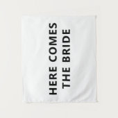 花嫁来の式のサイン タペストリー (正面)