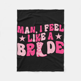 花嫁気分だね！行こガールズ ウェスタン バチェロレッテパーティ フリースブランケット