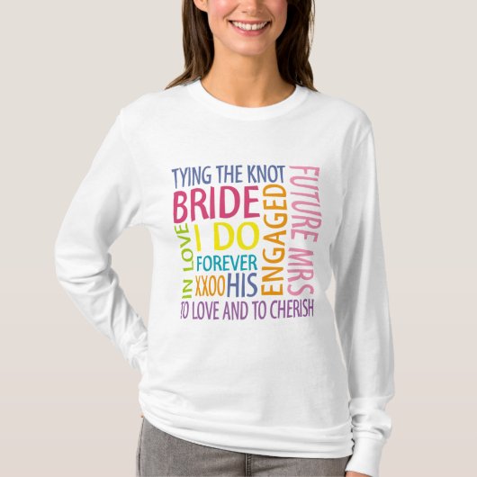 花嫁気持ち結婚のTシャツ Tシャツ (正面)