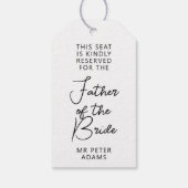 花嫁白黒 ギフトタグ (裏面)