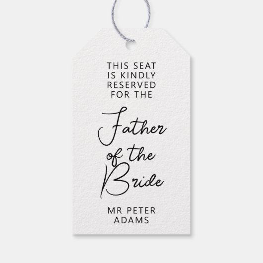 花嫁白黒 ギフトタグ (裏面)