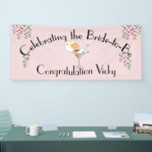 花嫁祝がシャワーになる/パーティーブロンド 横断幕 (トレードショー)