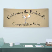 花嫁祝がシャワーになる/パーティーブロンド 横断幕 (トレードショー)