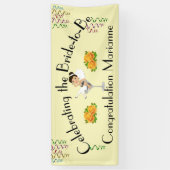 花嫁祝がシャワー/パーティー 横断幕 (縦)