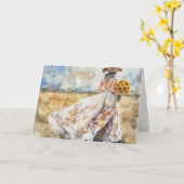 花嫁祝の愛と喜び カード (黄色い花)