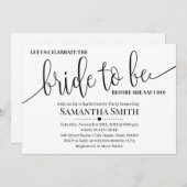 花嫁祝を迎え結婚モダンよう 招待状 (正面/裏面)