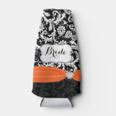 花嫁素朴のヴィンテージスタイルダマスクパターン ボトルクーラー (正面)