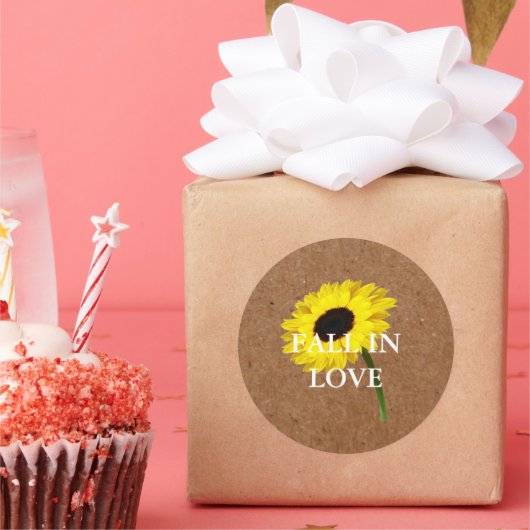 花嫁素朴花嫁ひまわりシャワーパーティー ラウンドシール (パーティー)