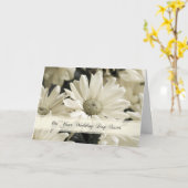 花嫁結婚おめでとう カード (黄色い花)