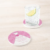 花嫁結婚のガウン・コースター コースター (側面)