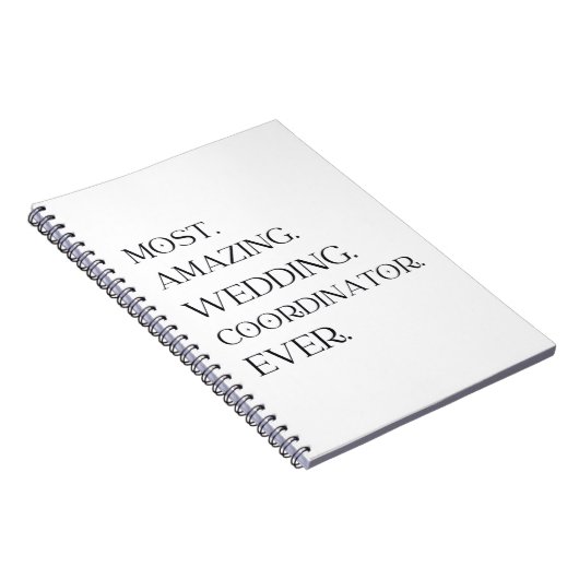 花嫁結婚のコーディネータープランナーギフト ノートブック (右側)