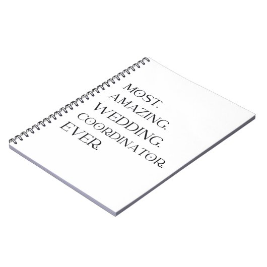 花嫁結婚のコーディネータープランナーギフト ノートブック (左側)