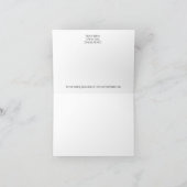 花嫁結婚のサンキューカード サンキューカード (内部)