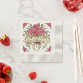 花嫁結婚のナプキン 縁ありカクテルナプキン (インサイチュ)