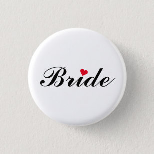 花嫁結婚のブライダルバチェロレッテピンボタン 缶バッジ