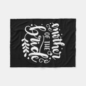 花嫁結婚の母の贈り物 フリースブランケット (正面(横))