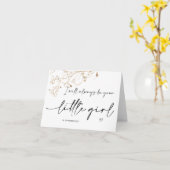 花嫁結婚の母親への贈り物パパ金ゴールド カード (黄色い花)