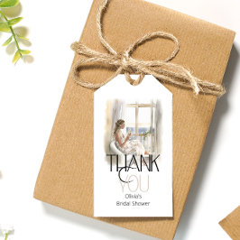 花嫁結婚の着物ブライダルシャワーありがとう ギフトタグ