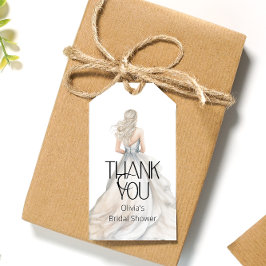 花嫁結婚の着物ブライダルシャワーありがとう ギフトタグ