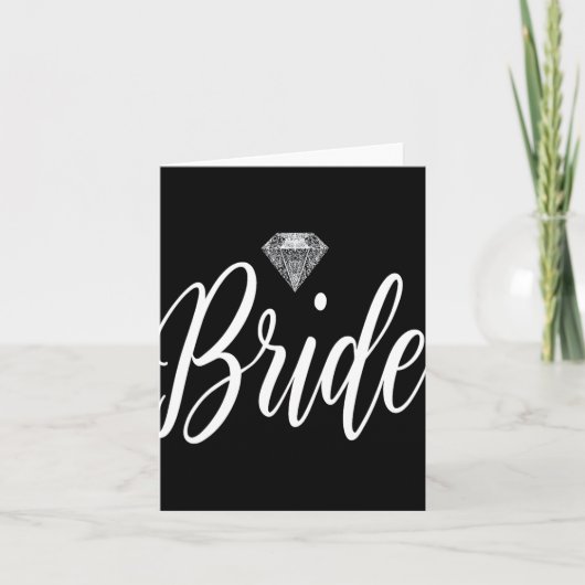 花嫁結婚の カード (正面)
