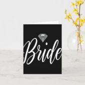 花嫁結婚の カード (黄色い花)