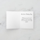 花嫁結婚カード カード (内部)