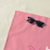 花嫁結婚バチェロレッテの妻パーソナライズされた ビーチタオル (インサイチュ)