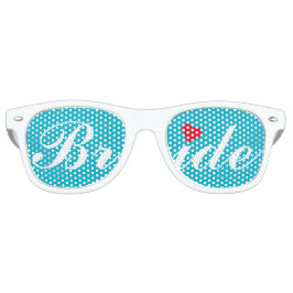 花嫁結婚バチェロレッテクールホワイトシェード レトロサングラス