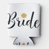 花嫁結婚ブライダルシャワーエレガント 缶クーラー (正面)