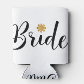 花嫁結婚ブライダルシャワーエレガント 缶クーラー (裏面)