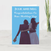 花嫁結婚二名 カード (正面)