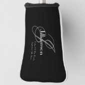 花嫁結婚贈り物モノグラムのクラシック父 ゴルフヘッドカバー (回転90)