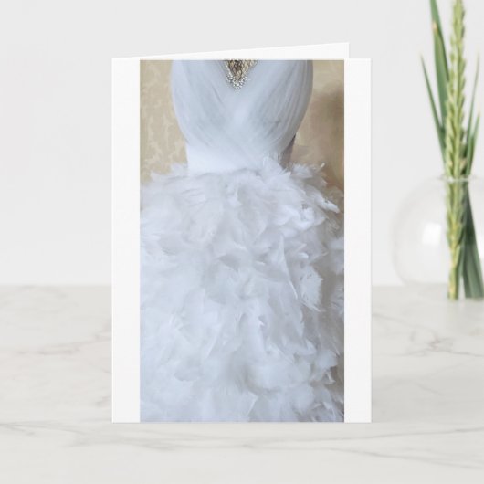 花嫁結婚 カード (正面)