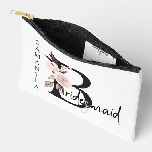 花嫁花手紙ボホフローラ アクセサリーポーチ (見開き)