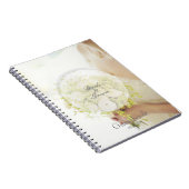 花嫁花束編集可能結婚ゲストブック ノートブック (右側)