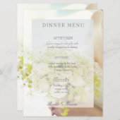 花嫁花束編集可能結婚メニュー メニュー (正面/裏面)