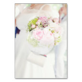 花嫁花花束編集可能結婚テーブル番号 テーブルナンバー (裏面)