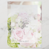 花嫁花花花束編集可能結婚メニュー メニュー (裏面)