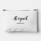 花嫁部族のパーソナライズされた小さいポーチ アクセサリーポーチ (裏面)