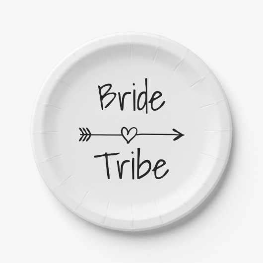 花嫁部族ウェディングパーティカスタムー ペーパープレート (正面)