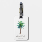 花嫁部族パームツリーバチェロレッテラゲージタグ ラゲッジタグ (裏面縦)