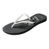 花嫁部族 |バチェロレッテ花嫁モノグラム ビーチサンダル (アングル)